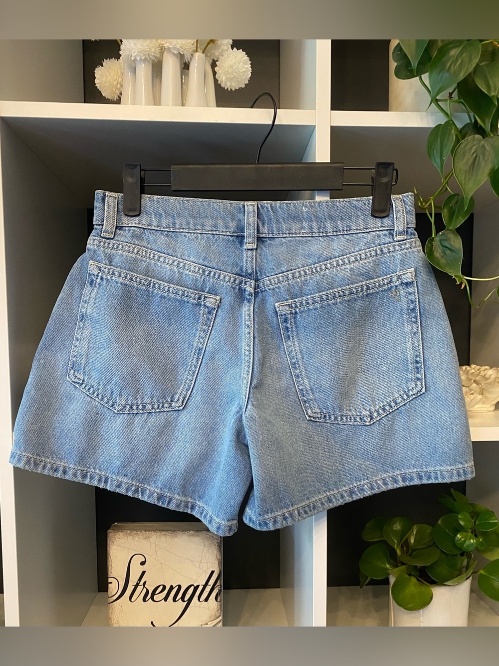 NWT Anthropologie Pilcro Light Blue Denim Jean Shorts - Picture 2 of 5